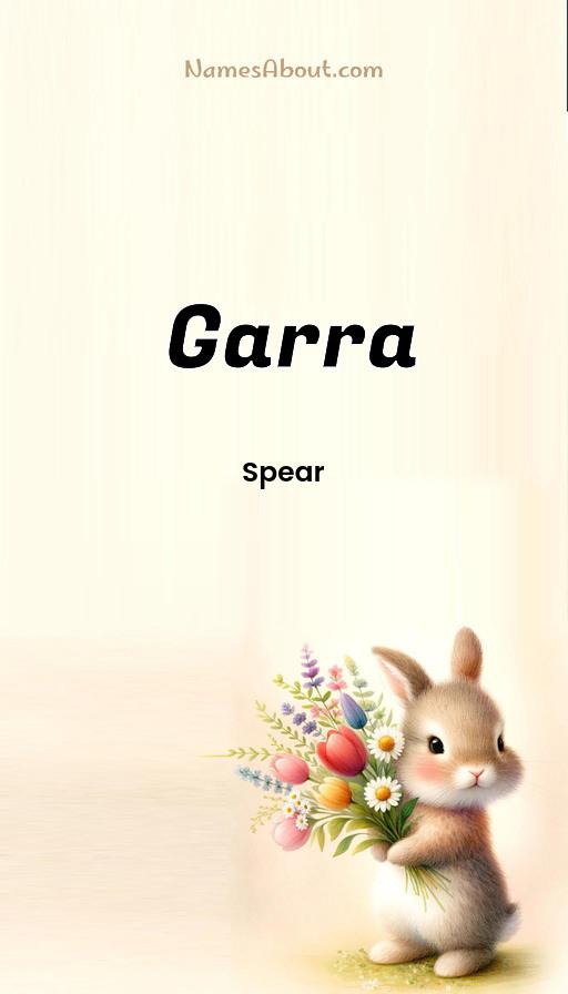 Garra name and meaning