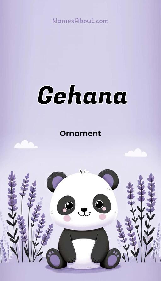 Meaning of Gehana