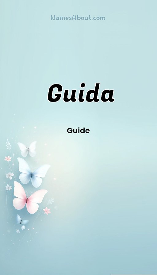 Meaning of Guida