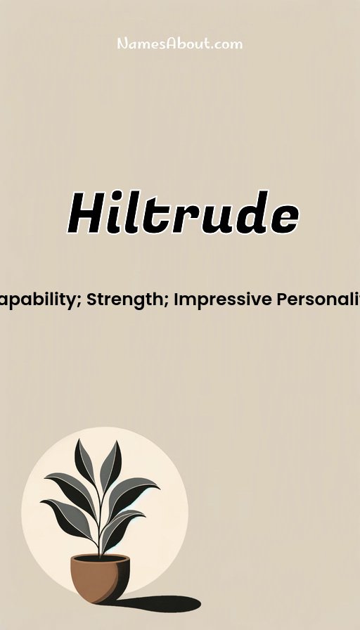 Meaning of Hiltrude