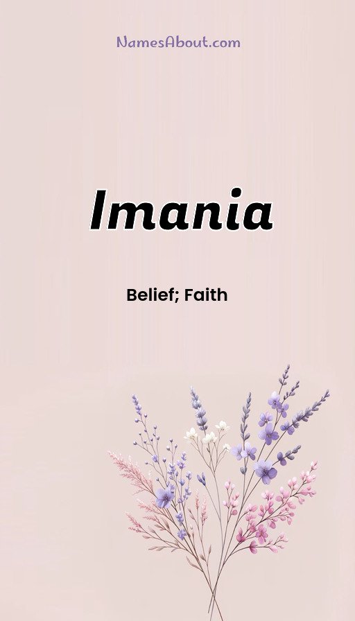 Meaning of Imania