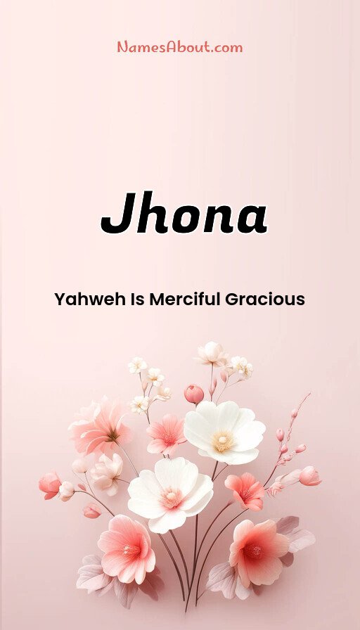 Meaning of Jhona