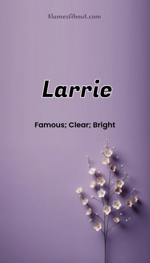 Meaning of Larrie