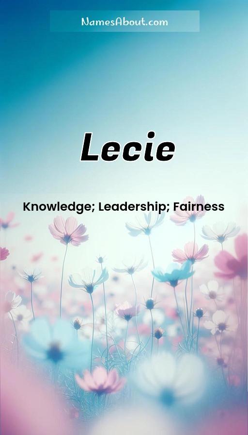 Lecie name and meaning