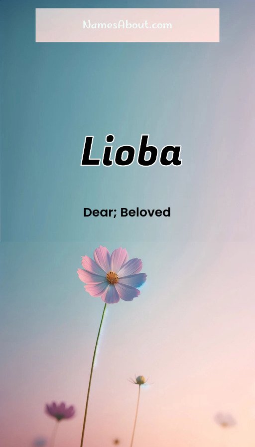 Meaning of Lioba