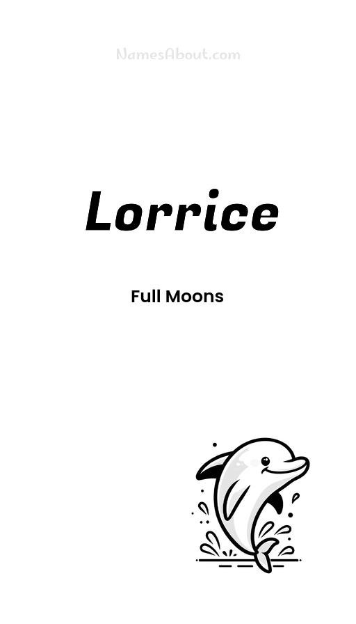 Lorrice name and meaning