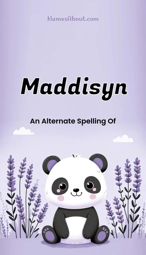 Meaning of Maddisyn