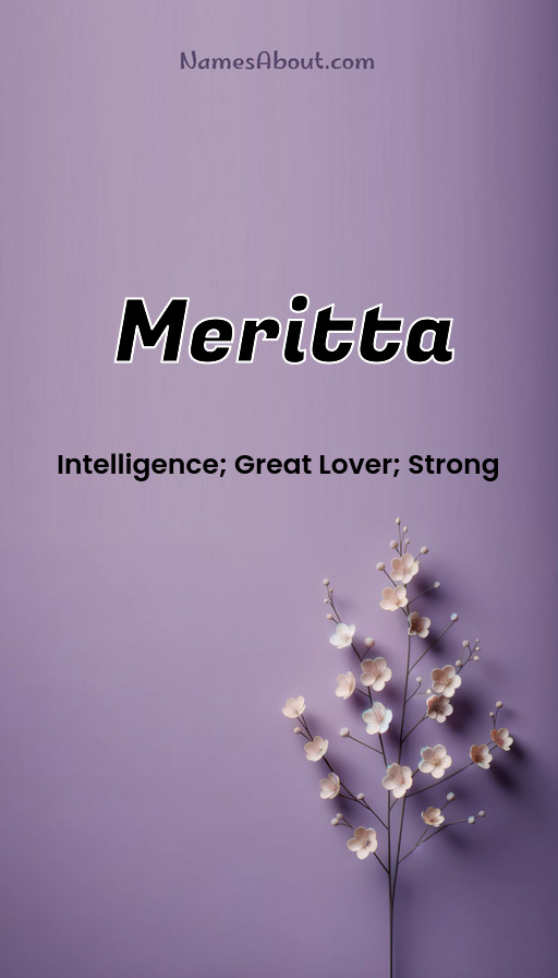 Meaning of Meritta