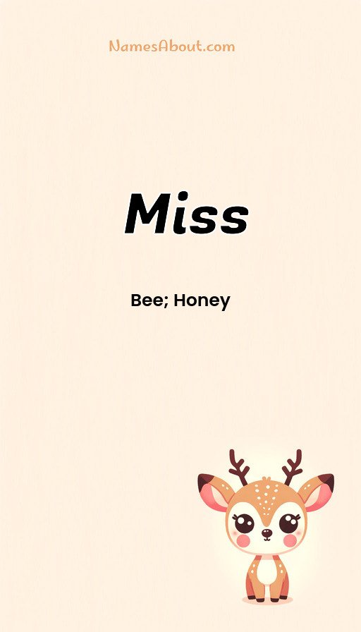 Meaning of Miss