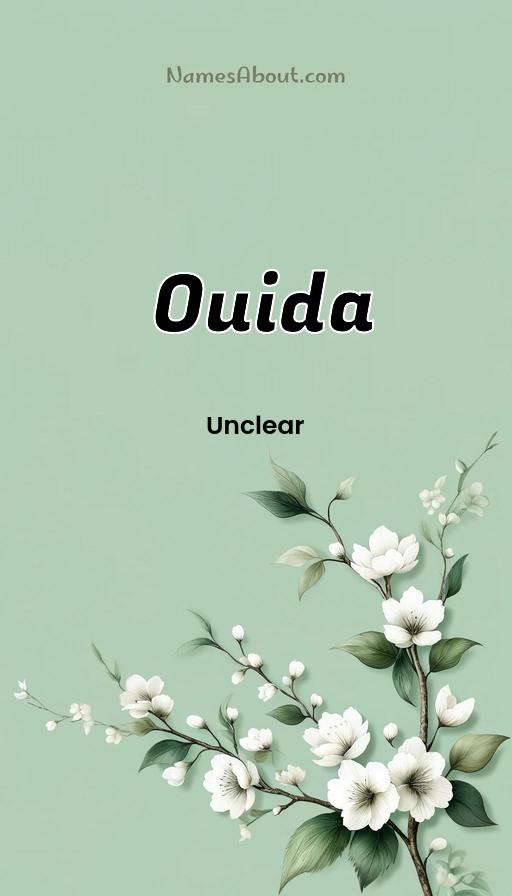 Illustration of Ouida