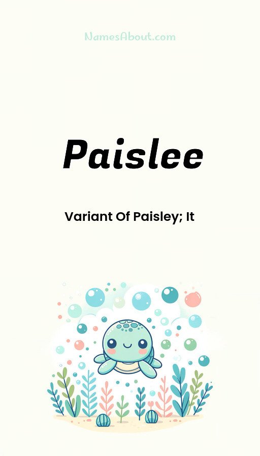 Meaning of Paislee