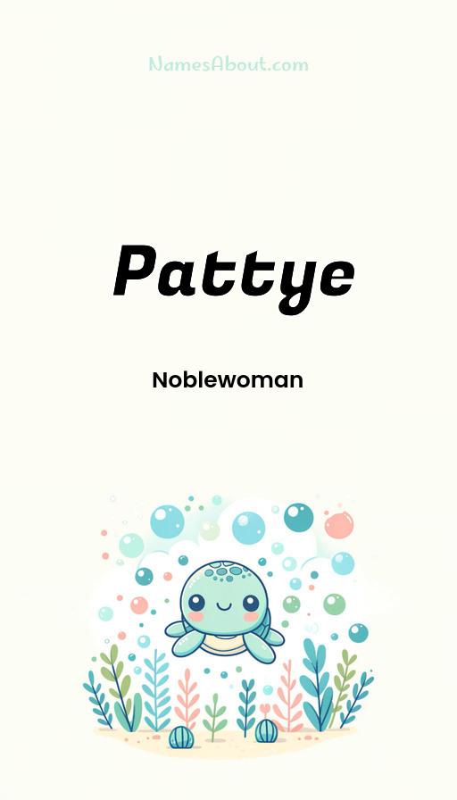 Pattye name and meaning