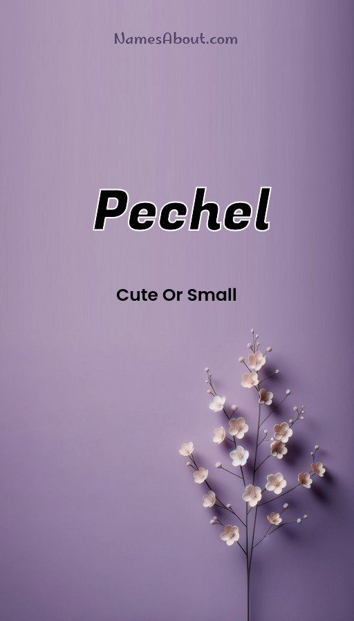 Meaning of Pechel
