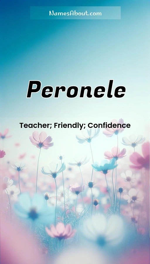 Meaning of Peronele