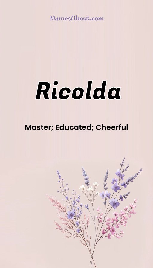Meaning of Ricolda
