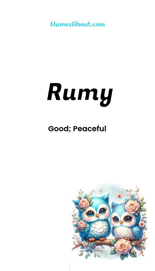 Meaning of Rumy