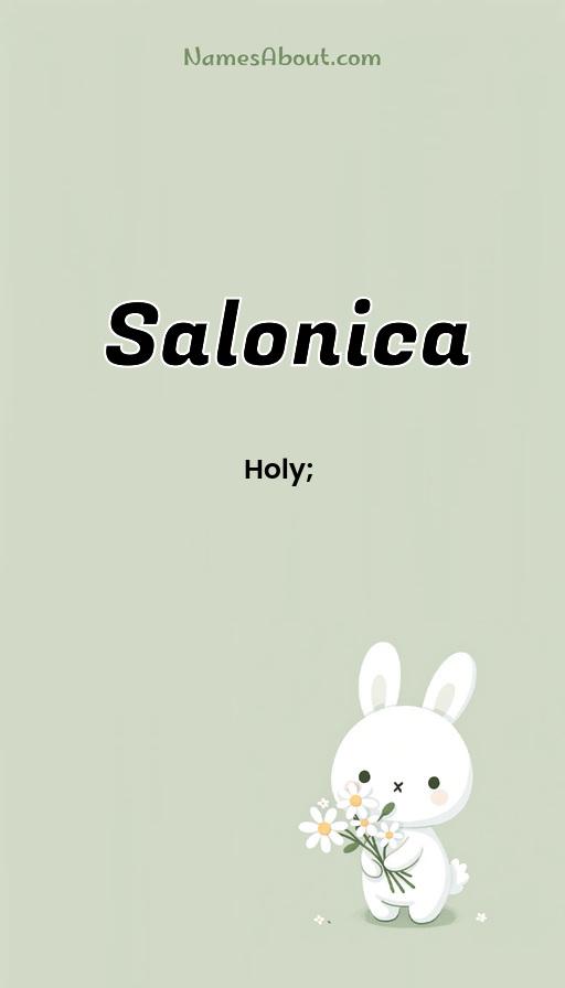 Salonica name and meaning