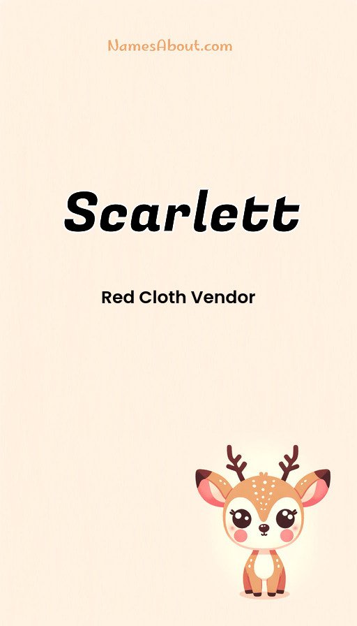 Meaning of Scarlett