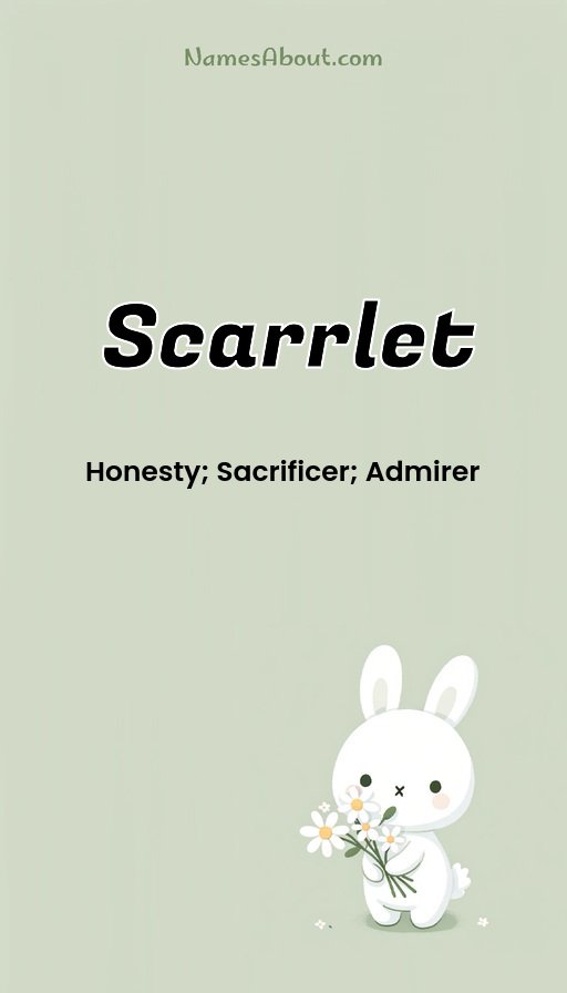 Meaning of Scarrlet