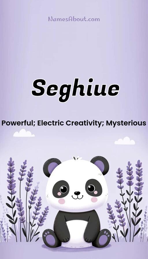 Seghiue name and meaning