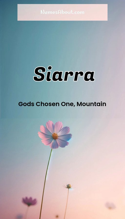 Meaning of Siarra