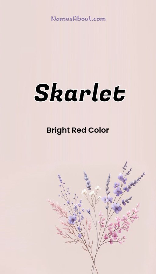 Meaning of Skarlet