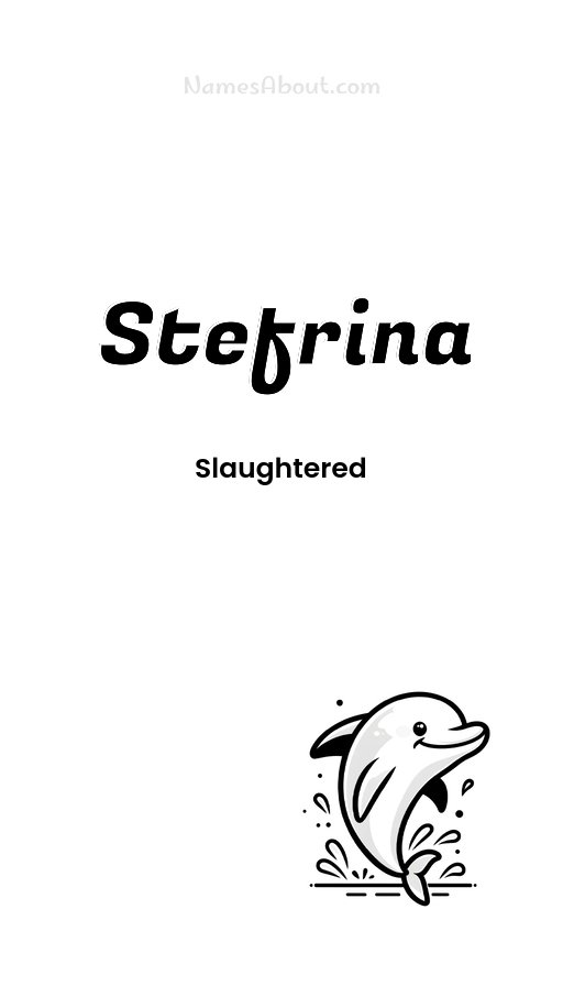 Meaning of Stefrina