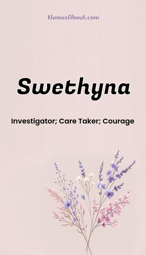 Swethyna name and meaning