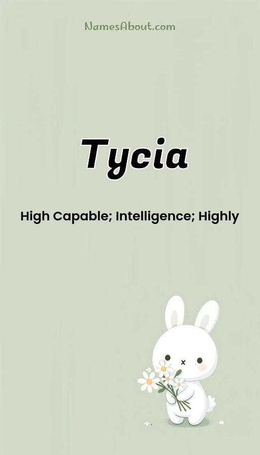 Meaning of Tycia