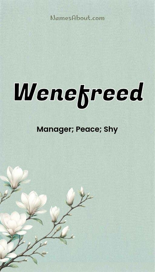 Wenefreed name and meaning