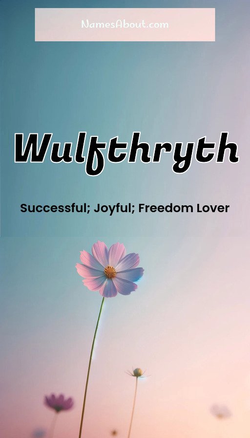 Meaning of Wulfthryth