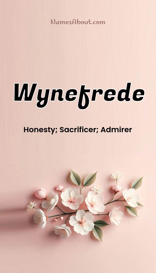 Wynefrede name and meaning