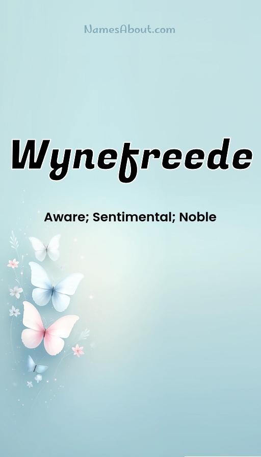 Wynefreede name and meaning