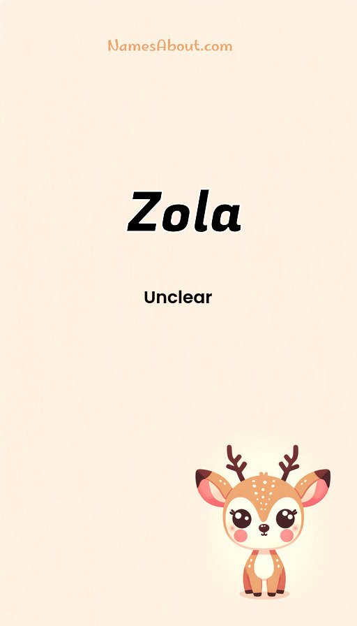 Meaning of Zola