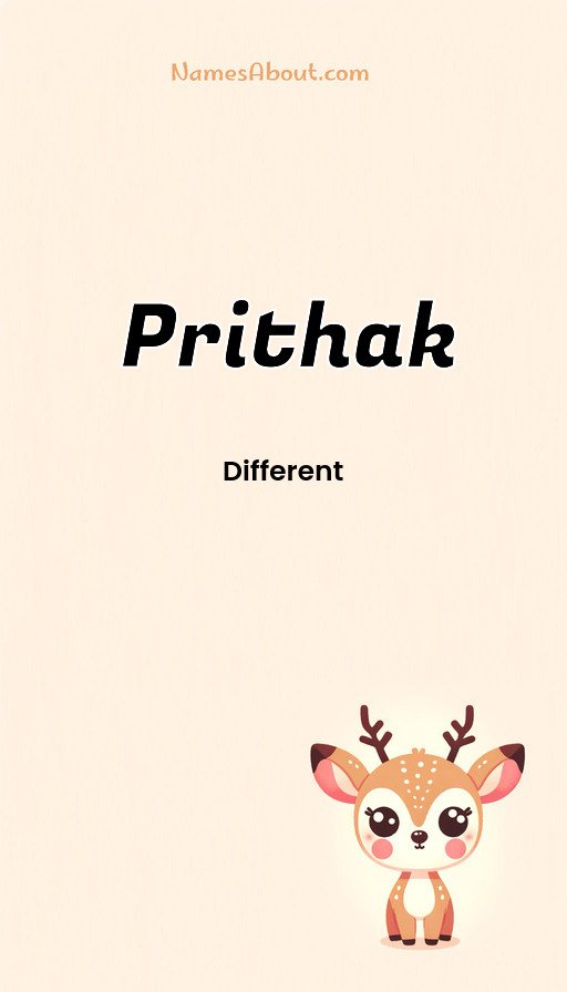 Meaning of Prithak