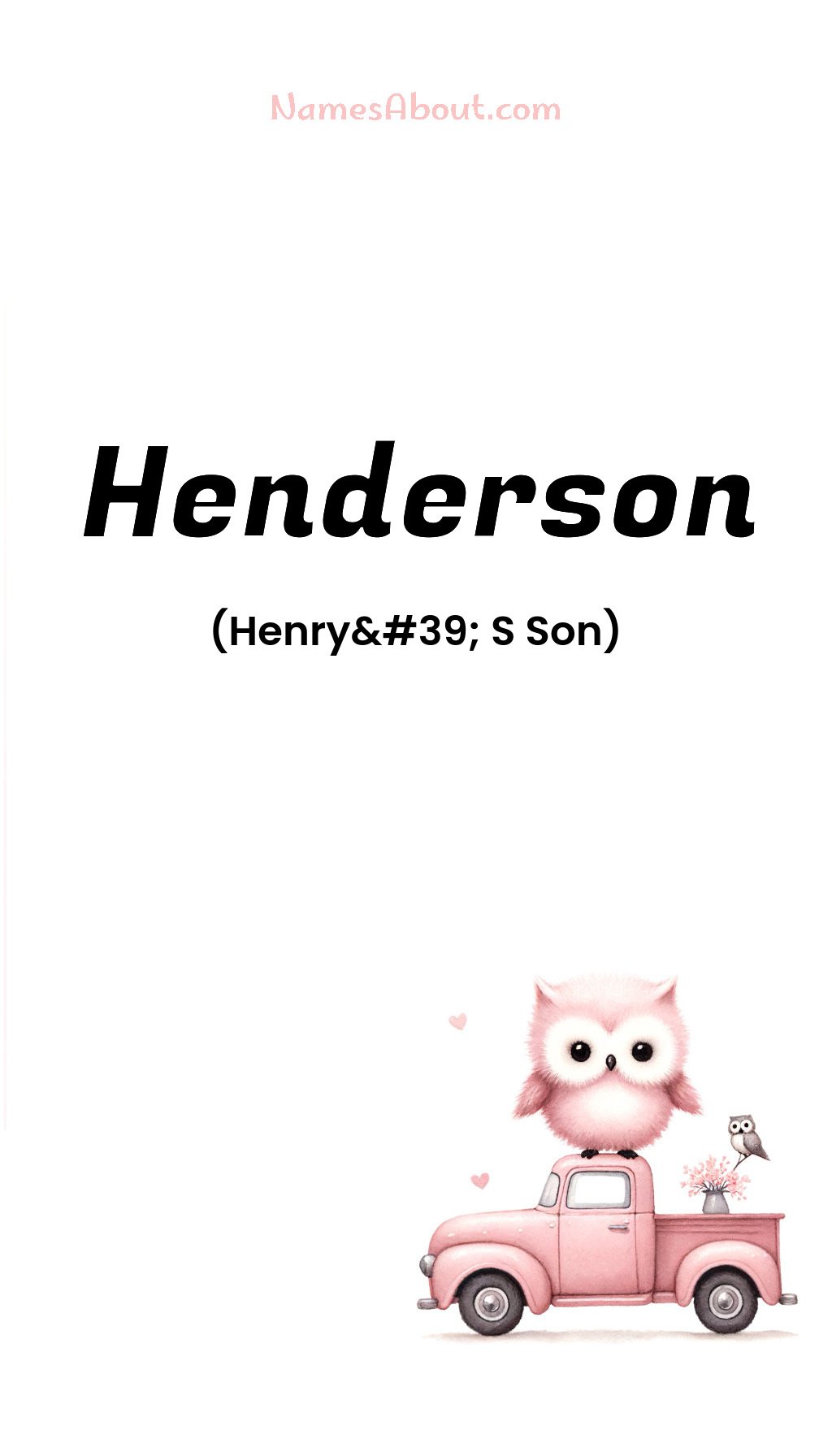 Henderson name and meaning