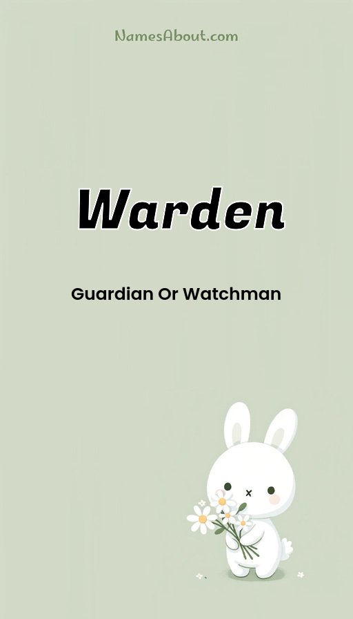 Meaning of Warden