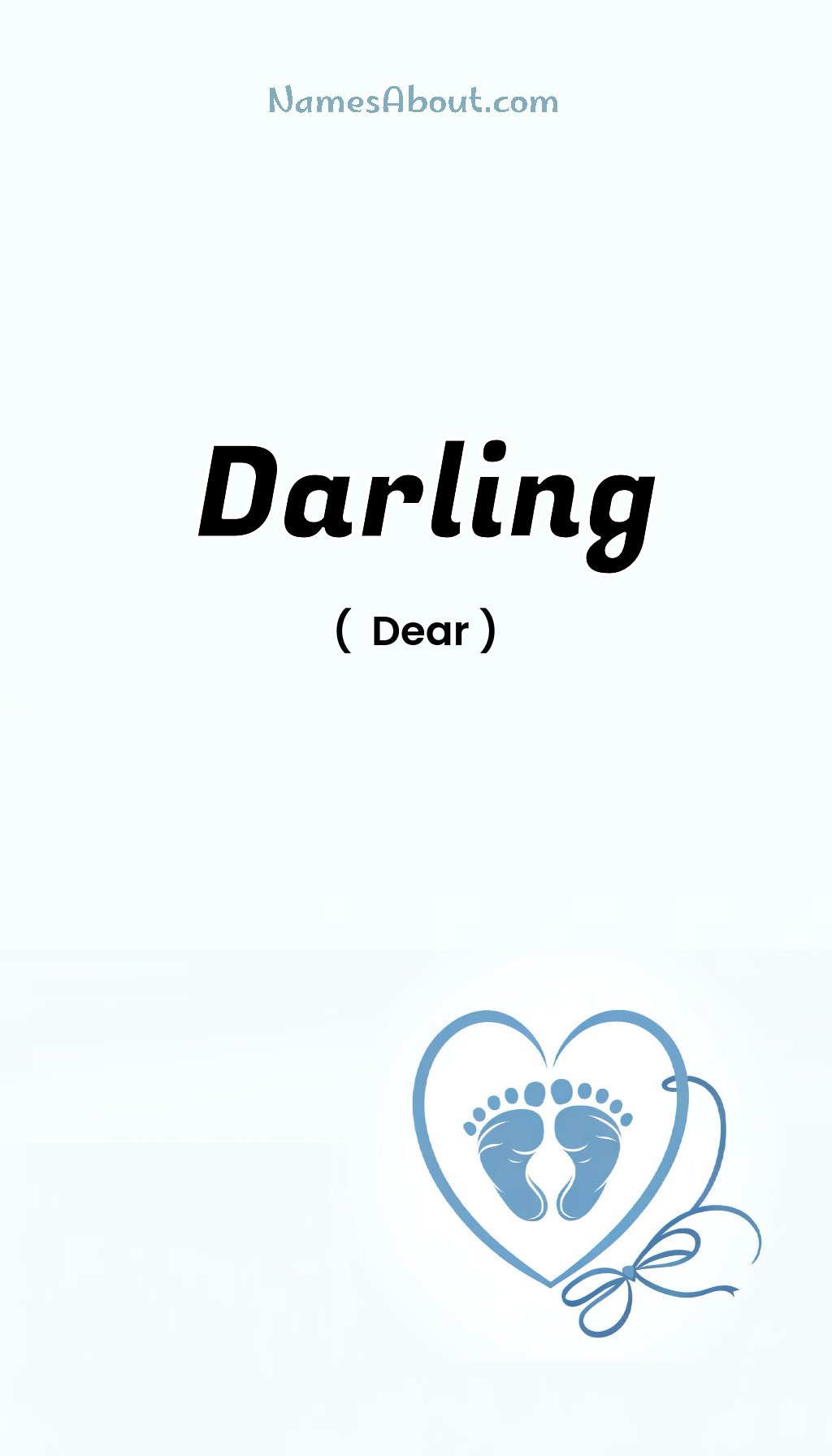 Darling name and meaning