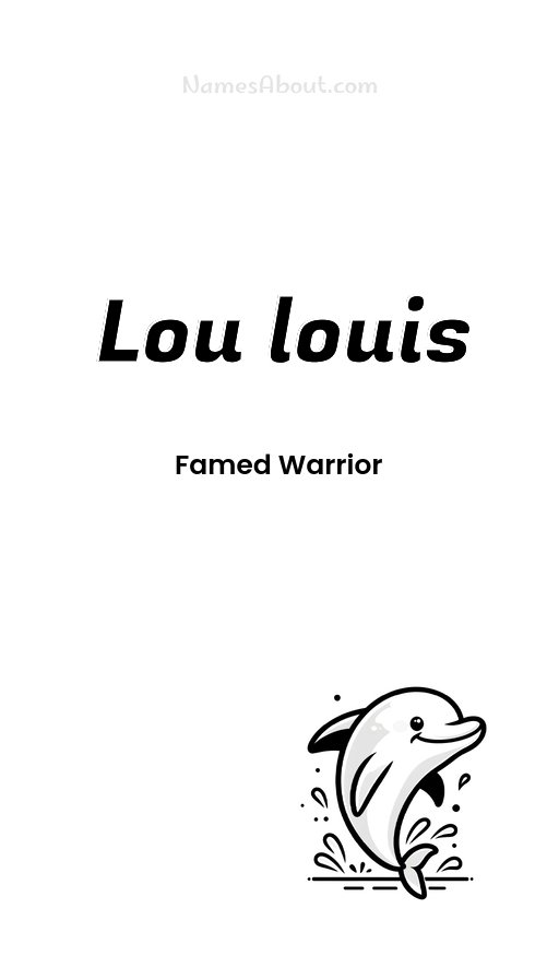 Meaning of Lou louis