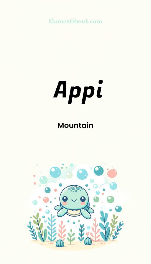 Meaning of Appi