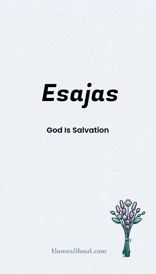 Meaning of Esajas