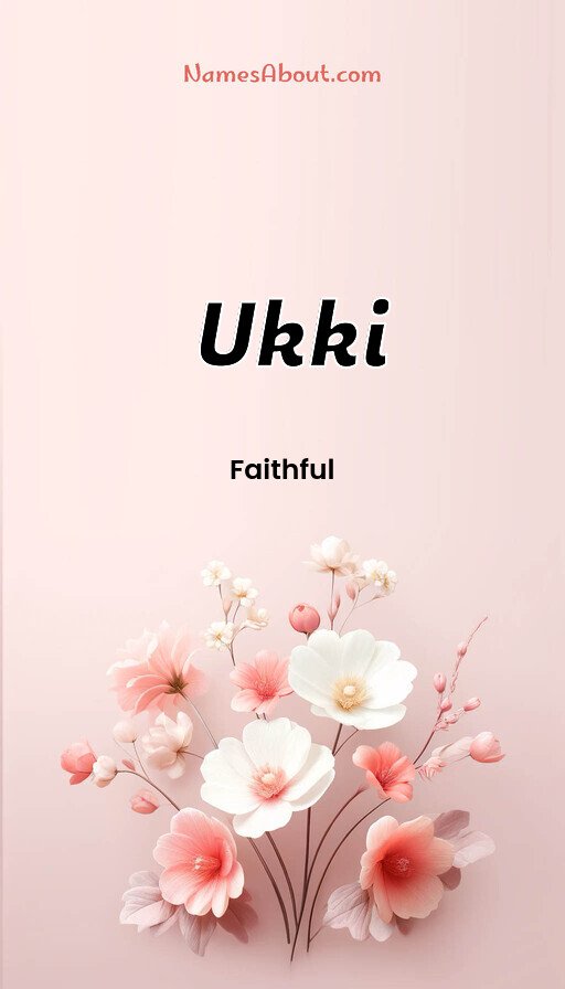 Meaning of Ukki