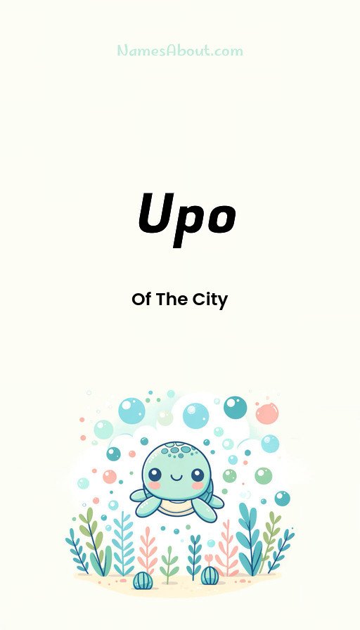Meaning of Upo