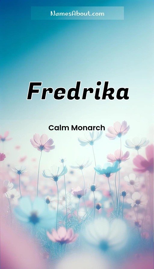 Meaning of Fredrika