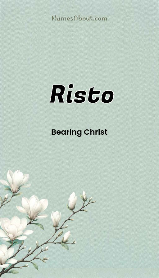 Meaning of Risto