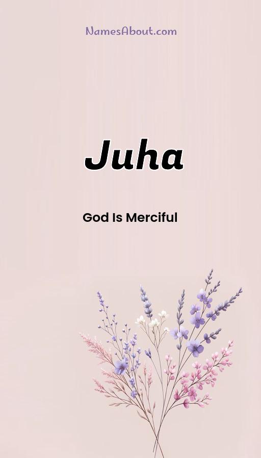 Juha name and meaning