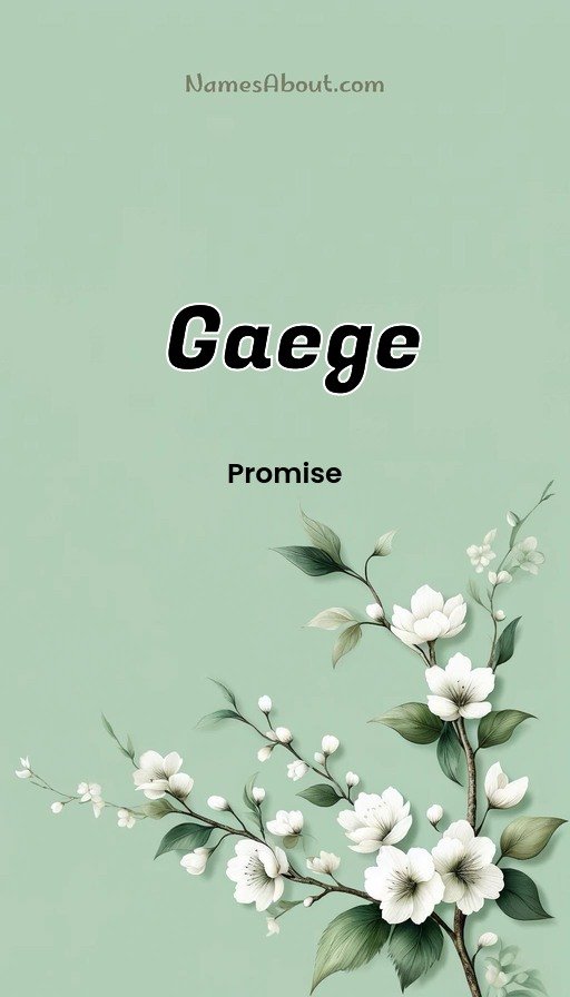 Meaning of Gaege