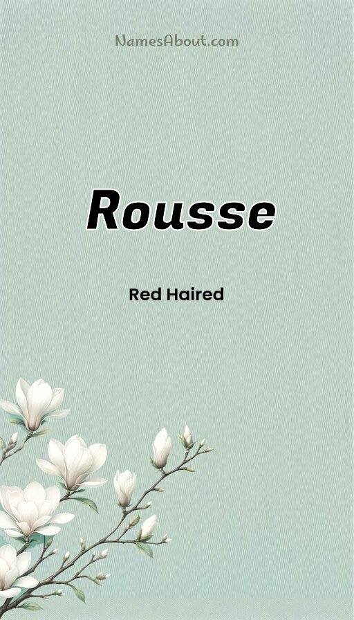 Meaning of Rousse