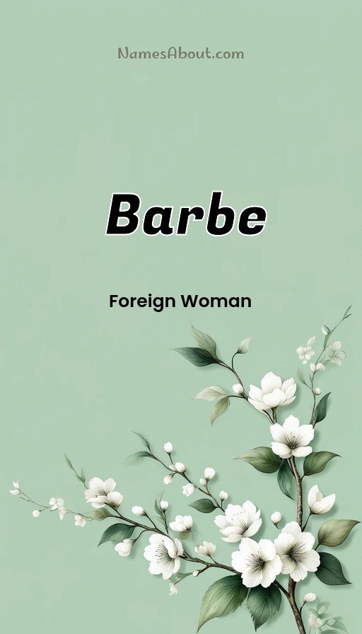 Meaning of Barbe