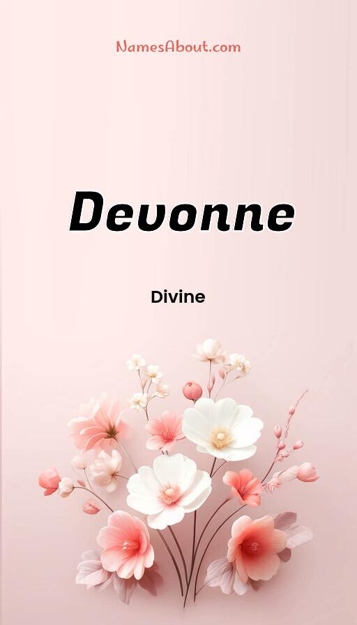 Illustration of Devonne